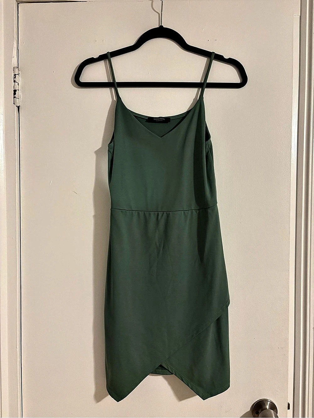 Solemio Green Mini Dress Size Medium Like New